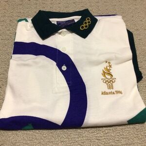 Centennial Olympic Polo Shirt. Size XL. 100% Cotton. Made in USA. New